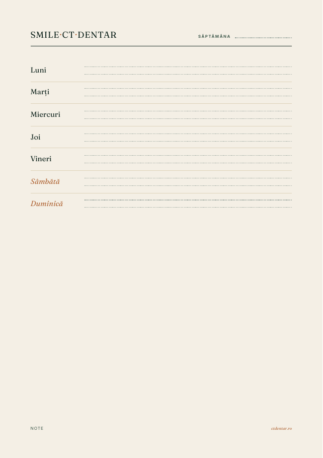Planner Weekly
