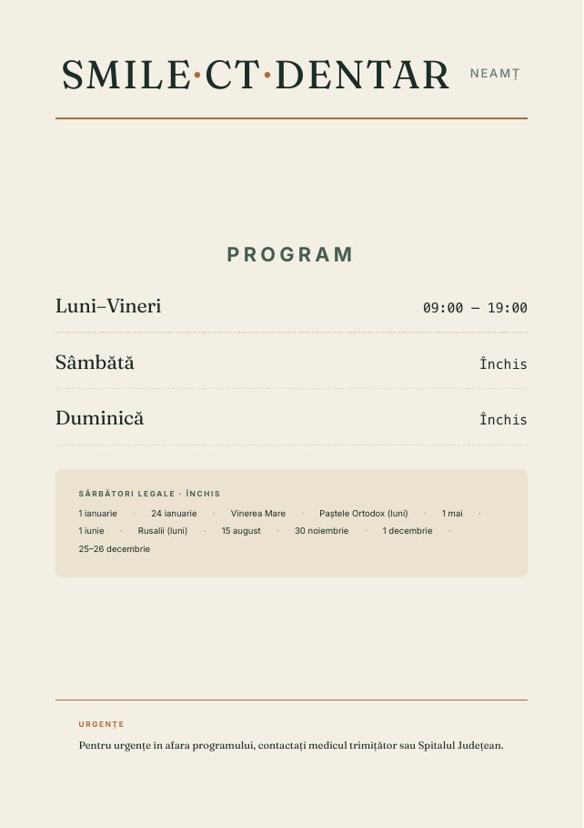 Hours Sign