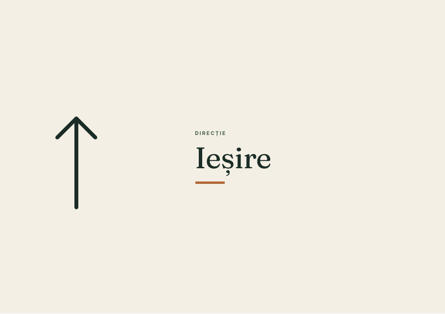 Wayfinding Iesire Up