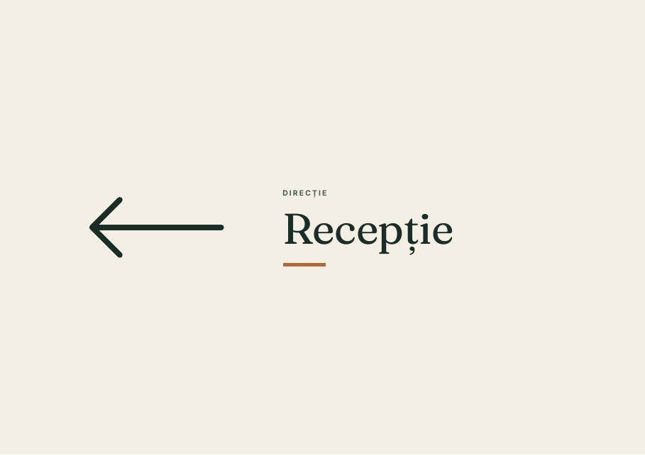 Wayfinding Receptie Left